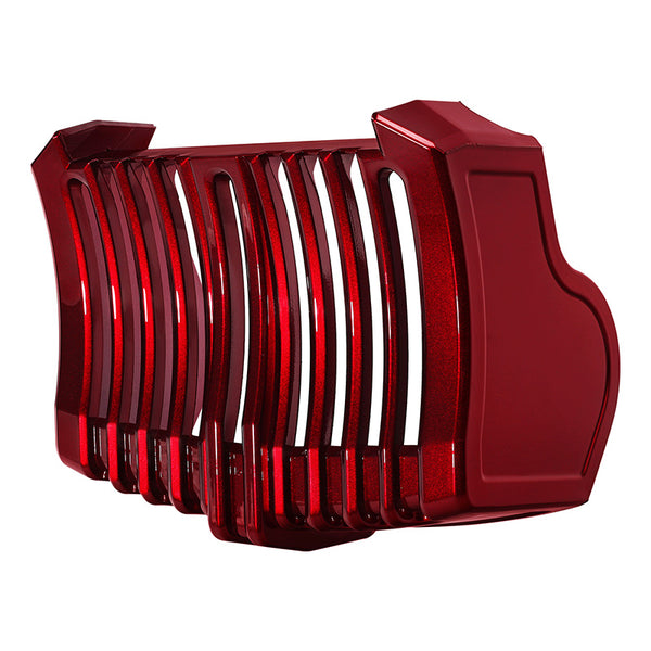 Velocity Red Sunglo Oil Cooler Cover For 2017+ Harley Road Glide & Street Glide Special