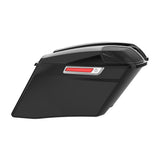 HR3 Vivid Black CVO Stretched Saddlebags with Speaker Lids For 14-23 Harley Touring