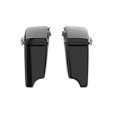 HR3 Vivid Black CVO Stretched Saddlebags with Speaker Lids For 14-23 Harley Touring