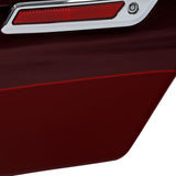 HR3 Mysterious Red Sunglo/ Velocity Red Sunglo Hard Saddlebags (Regular) For 14-23 Harley Touring