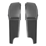 HR3 Charcoal Pearl 5" Stretched Extended Saddlebags For Harley Touring 2014-2022