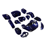 HR3 Zephyr Blue / Black Sunglo Road Glide Limited Fairing Kit