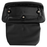 HR3 Razor Pack Trunk Chopped Backrest For Harley Touring Glide Road King 97-13 black