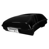 HR3 Vivid Black 5.5" Razor Style Tour Pack Luggage For 14-24 Harley Touring