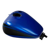 HR3 Candy Cobalt / Indigo Ink CVO Fuel Gas Tank For 2008-2023 Harley Touring CVO Models