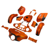 HR3 Scorched Orange / Black Denim Street Glide Special Fairing Kit