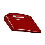 HR3 Billiard Red CVO Stretched Saddlebags For 14-23 Harley Touring