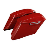 HR3 Wicked Red CVO Stretched Saddlebags For 14-23 Harley Touring