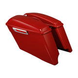 HR3 Wicked Red CVO Stretched Saddlebags For 14-23 Harley Touring