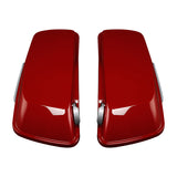 HR3 Billiard Red CVO Stretched Saddlebags For 14-23 Harley Touring