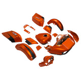 HR3 Scorched Orange / Black Denim Road Glide Special Fairing Kit
