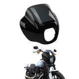 HR3 Vivid Black Headlight Fairing & Windshield Fit For Harley Softail FXBB FXLR 2018-later
