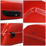 HR3 Whiskey Fire 10.7" Chopped Style Touring Trunk Luggage For 23+ Harley Touring