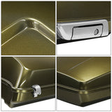 HR3 Olive Gold 5.5" Razor Style Touring Trunk Luggage For 14-24 Touring