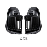 HR3 Dark Alloy / Black Denim Vented Lower Fairing Kit For Harley Touring Models 2014-2023 (Fits water cooled models)