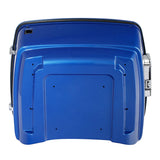 HR3 Electric Blue King Size Touring Trunk Luggage with Speaker Cut Outs For 14-24 Harley Touring