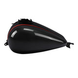 HR3 Dark Alloy / Black Denim CVO Fuel Gas Tank For 2008-2023 Harley Touring CVO Models