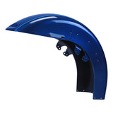 HR3 Superior Blue 2015UL Motorcycle 18" Front Mudguard Fender (can be installed with lighting) For Harley Touring Electra Glide Ultra Limited Tri Glide 14-23