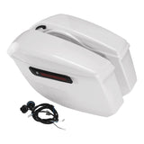 HR3 White Onyx Pearl  Touring Saddlebags for 2023+ HD Street/Road Gldie