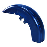 HR3 Superior Blue 2015UL Motorcycle 18" Front Mudguard Fender (can be installed with lighting) For Harley Touring Electra Glide Ultra Limited Tri Glide 14-23