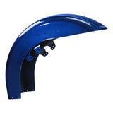 HR3 Superior Blue 2015UL Motorcycle 18" Front Mudguard Fender (can be installed with lighting) For Harley Touring Electra Glide Ultra Limited Tri Glide 14-23