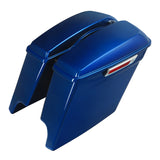 HR3Superior Blue 5" Stretched Extended Saddlebags For Harley Touring 2014-2022