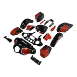 HR3 Sunset Orange / Sunset Black Fade Complete Body Fairing Kit For Harley CVO Street Glide FLHXSE 14-23