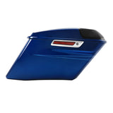 HR3 Superior Blue 2015S 2014SG CVO Stretched Saddlebags with Speaker Lids  For 14-23 Harley Touring