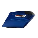 HR3 Superior Blue 2015S 2014SG CVO Stretched Saddlebags with Speaker Lids  For 14-23 Harley Touring