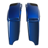 HR3 Superior Blue 2015S 2014SG CVO Stretched Saddlebags with Speaker Lids  For 14-23 Harley Touring