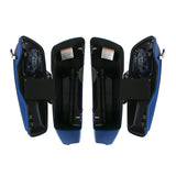 HR3 Superior Blue 2015S 2014SG CVO Stretched Saddlebags with Speaker Lids  For 14-23 Harley Touring