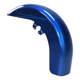 HR3 Superior Blue 2015S Motorcycle 18" Wide Tire Front Mudguard Fender For Harley Touring Models 2014-2023