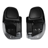 HR3 Salt Pearl & Black Tempest Vented Lower Fairing Kit For Harley Touring Models 2014-2023 (Fits water cooled models)