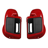 HR3 Billiard Red / Vivid Black Vented Lower Fairing Kit With 6.5" Speaker Pods For Harley Touring models 2014-2024