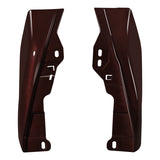 HR3 Midnight Crimson Mid Frame Air Heat Deflectors For Harley Touring and Trike Models 17-24