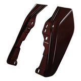 HR3 Midnight Crimson Mid Frame Air Heat Deflectors For Harley Touring and Trike Models 17-24