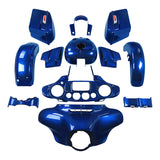 HR3 Superior Blue Complete Body Fairing Kit For Harley Street Glide Special FLHXS 14-23