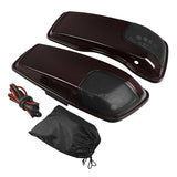 HR3 Black Forest CVO Saddlebag Lids With 5" x 7" Speaker Cutouts For Harley Touring Models 2014-2023