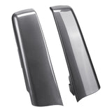 HR3 Gauntlet  Gray Metallic / Vivid Black Saddlebag Filler Strips For Harley Touring Models 14-24