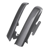 HR3 Gauntlet  Gray Metallic / Vivid Black Saddlebag Filler Strips For Harley Touring Models 14-24