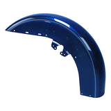 HR3 Superior Blue 2016UC Motorcycle 18" Front Mudguard Fender(can be installed with lighting)For Harley Touring Electra Glide Ultra Limited Tri Glide 14-23