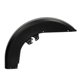 HR3 Charcoal Denim  / Black Denim Motorcycle 18" Front Mudguard Fender(can be installed with lighting) For Harley Touring Electra Glide Ultra Limited Tri Glide 14-23