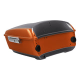 HR3 Amber Whiskey / Charcoal Pearl King Size Tour Pack Luggage with Speaker Cut Outs For 14-24 Harley Touring