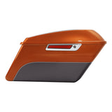 HR3 Amber Whiskey / Charcoal Pearl Hard Saddlebags (Regular) For 14-23 Harley Touring