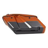 HR3 Amber Whiskey / Charcoal Pearl Hard Saddlebags (Regular) For 14-23 Harley Touring