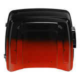 HR3 Sunset Orange / Sunset Black Fade King Size Tour Pack Luggage with Speaker Cut Out For 14-24 Harley Tourings