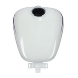 HR3 White Amethyst With Black Licorice Flames Fuel Gas Tank For 2008-2023 Harley Touring Models