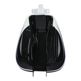 HR3 White Amethyst With Black Licorice Flames Fuel Gas Tank For 2008-2023 Harley Touring Models