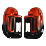 HR3 Sunset Orange / Sunset Black Fade Vented Lower Fairing Kit For Harley Touring Models 2014-2023 (Fits water cooled models)