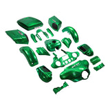 HR3 Flake Candy Green CVO Street Glide Fairing Kit